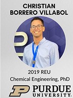 Christian Borrero Villabol, 2019 REU Alum, PhD Student at Purdue University