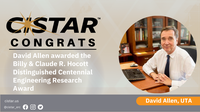 CISTAR Congrats David Allen