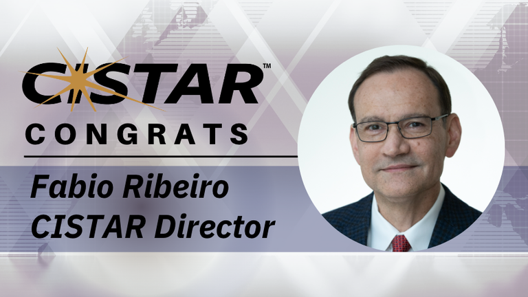 CISTAR Congrats Fabio Ribeiro
